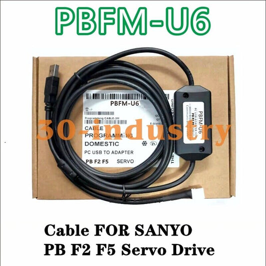 3M PBFM-U6 Debugging Cable for Sanyo PB F2 F5 Servo Drives - 3M
