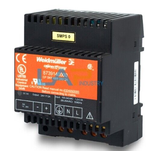 Weidmuller Switching Power Supply 8739140000 CP SNT 24V 2A - WEIDMULLER