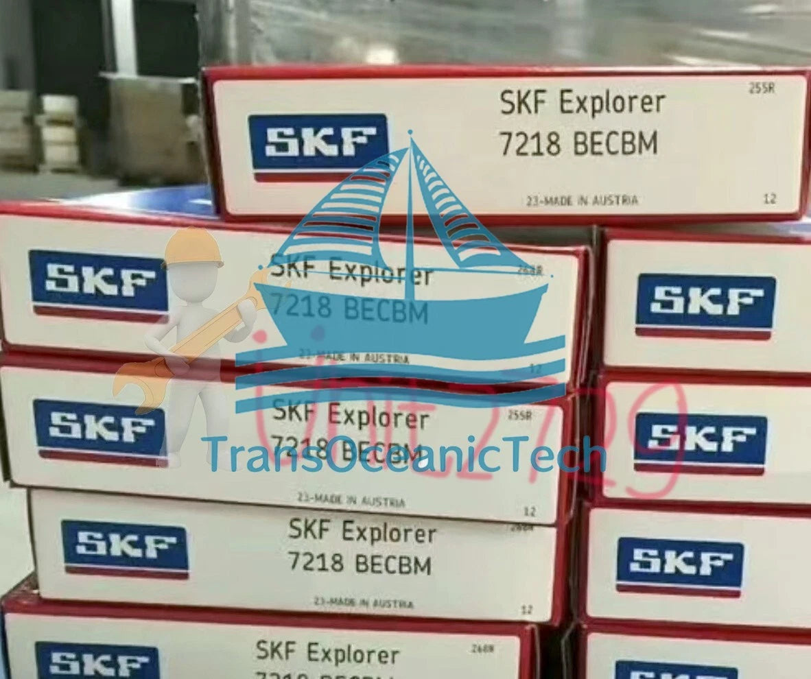 SKF 7218 BECBM single row angular contact ball bearing 1PCS #DC