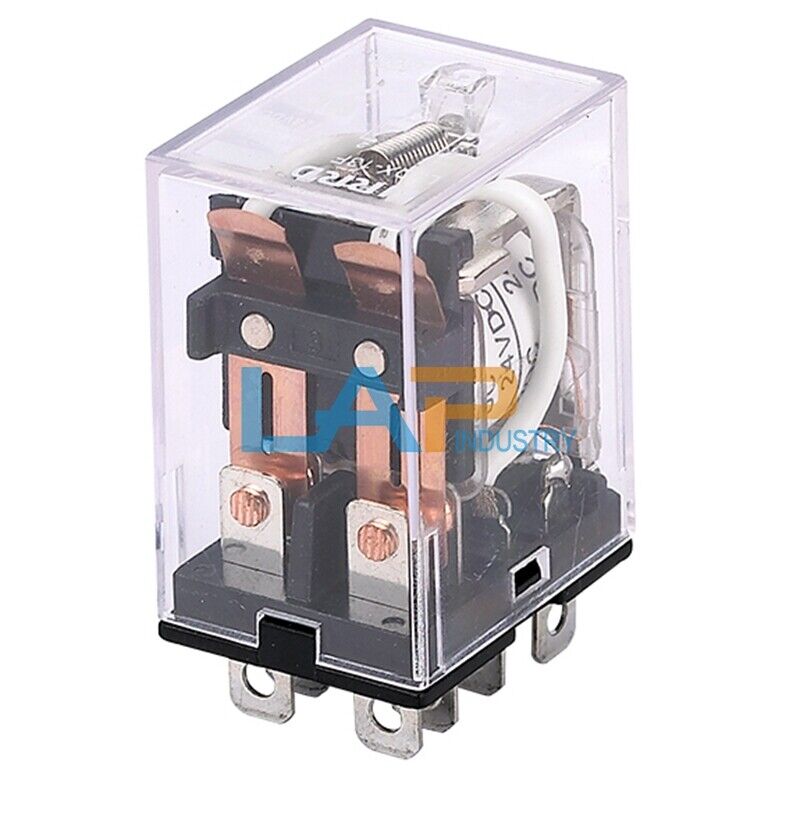5PCS LIRRD LJQX-13F-2Z-DC24V Relay 10A 250VAC with 8 Feet Cable - LIRRD