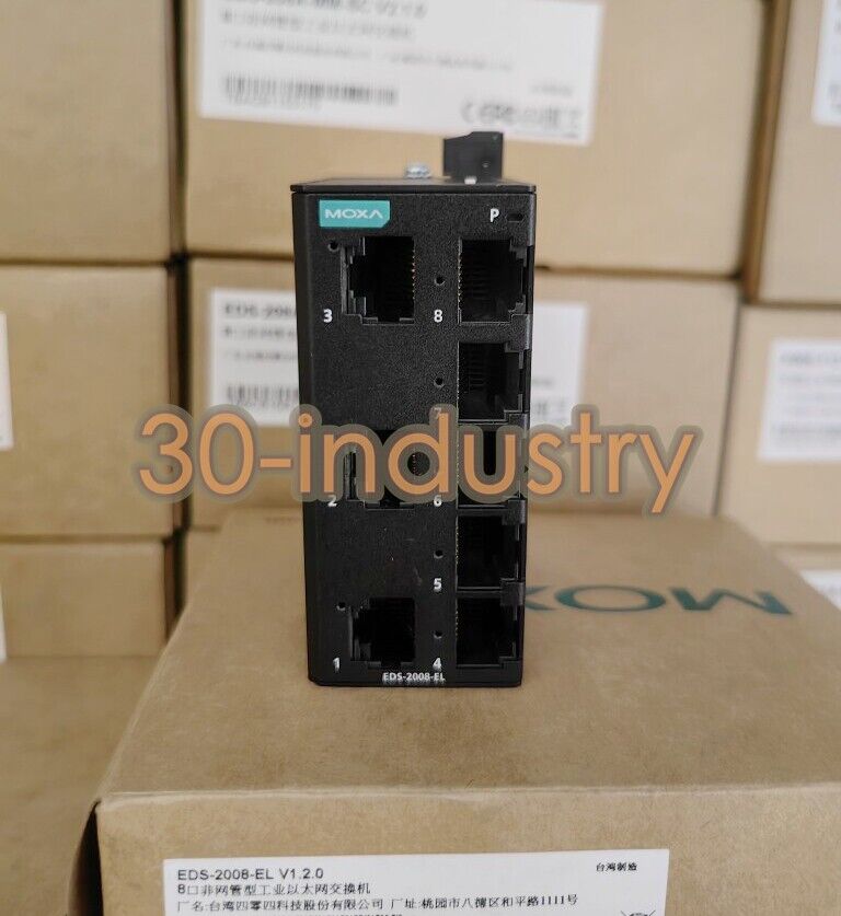 EDS-2008-EL Ethernet Unmanaged 8-Port Industrial Switch - New - KOEED