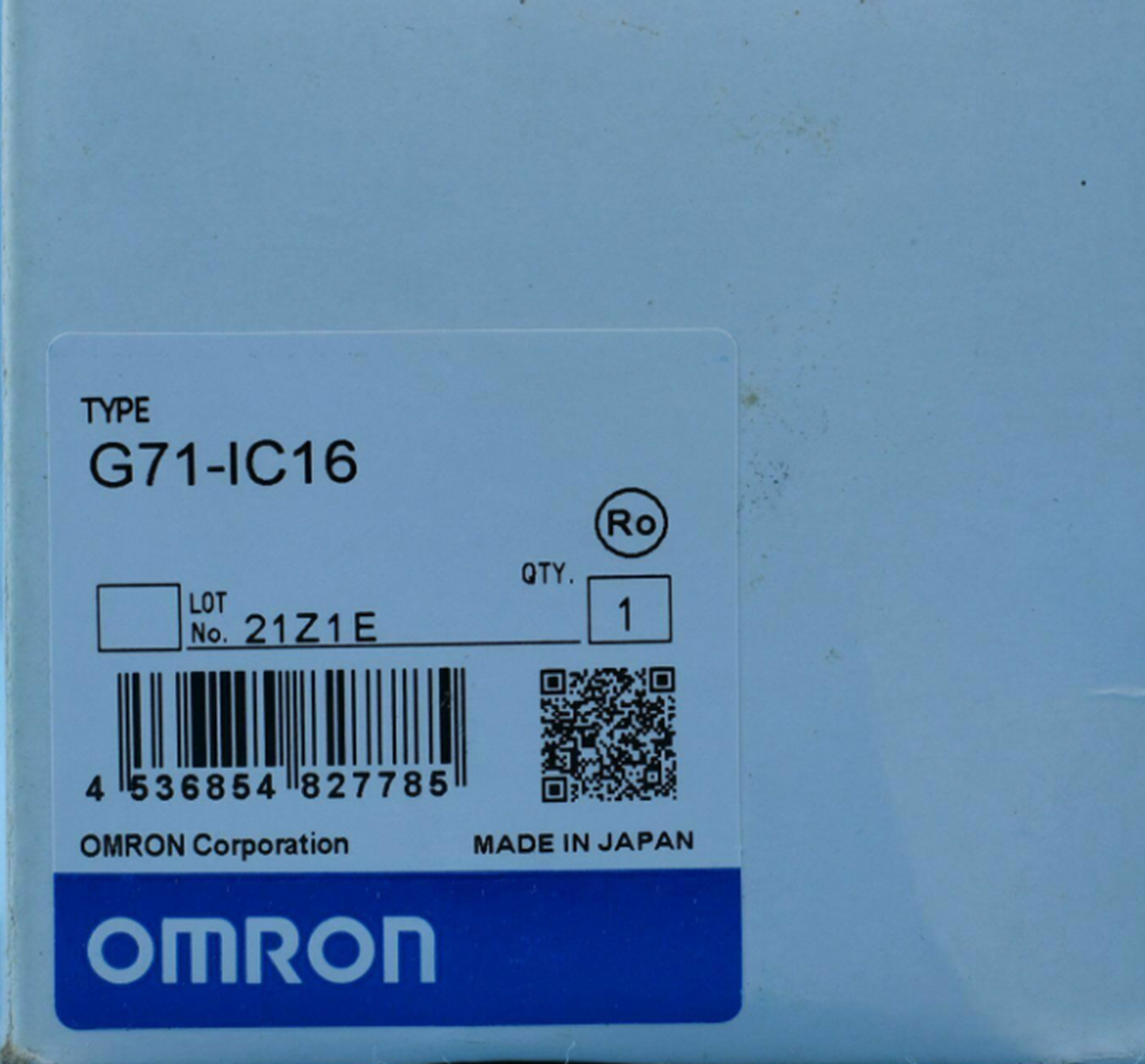 Omron G71-IC16 REMOTE SLAVE INPUT Module programmable logic remote control - OMRON