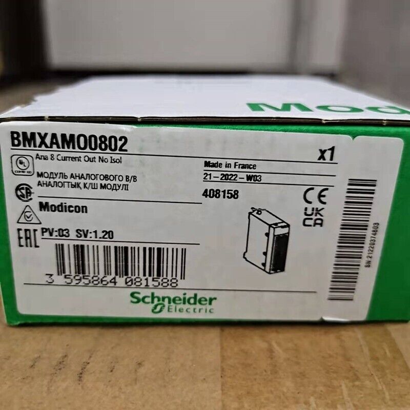 1PC New Schneider BMXAM00802 High-Efficiency AC/DC Power Supply 24V 1.5A 100% DC-AC Inverter, Small Size, Compact Design, Low Power Consumption, High Performance - SCHNEIDER ELECTRIC