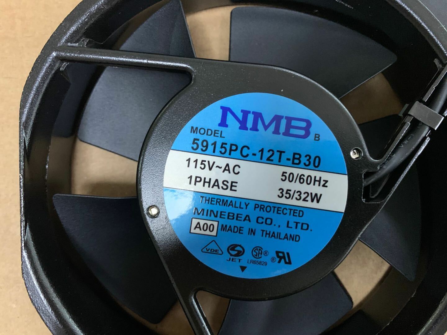 new for NMB-MAT 5915PC-12T-B30-A00 Fan 115V 50/60Hz 35/32W 5915PC-12T-B30