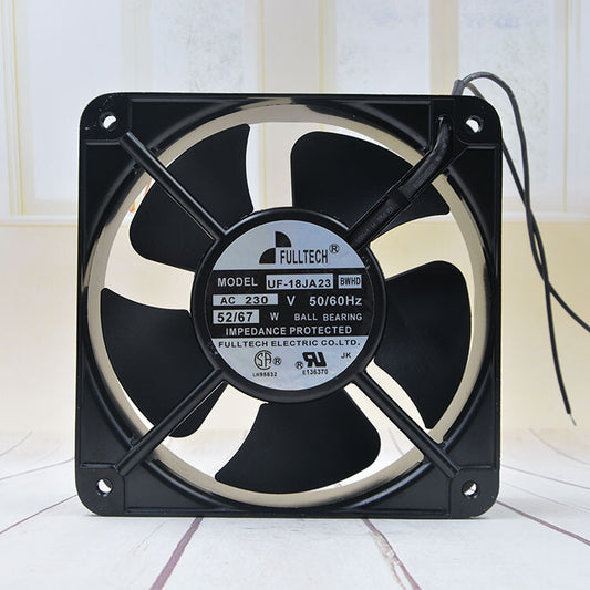 1pcs FULLTECH UF-18JA23 230V 52/67W 18060 18CM metal AC fan