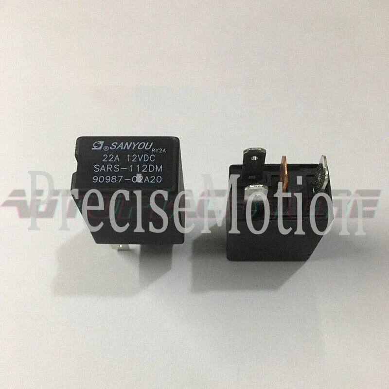 10Pcs SANYOU SARS-112DM 90987-02A20 Power Relay 4Pins 22A 12VDC~