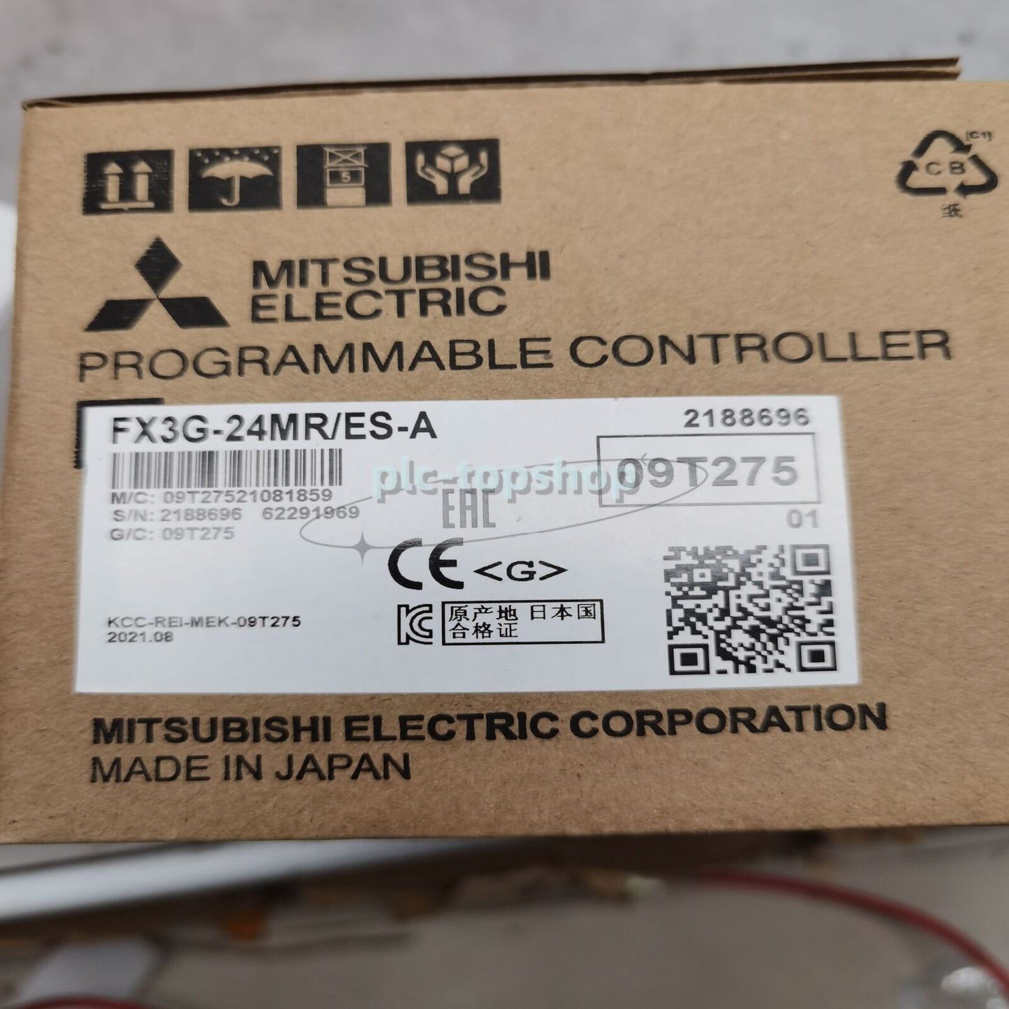 1PCS Mitsubishi FX3G-24MR/ES-A - MITSUBISHI