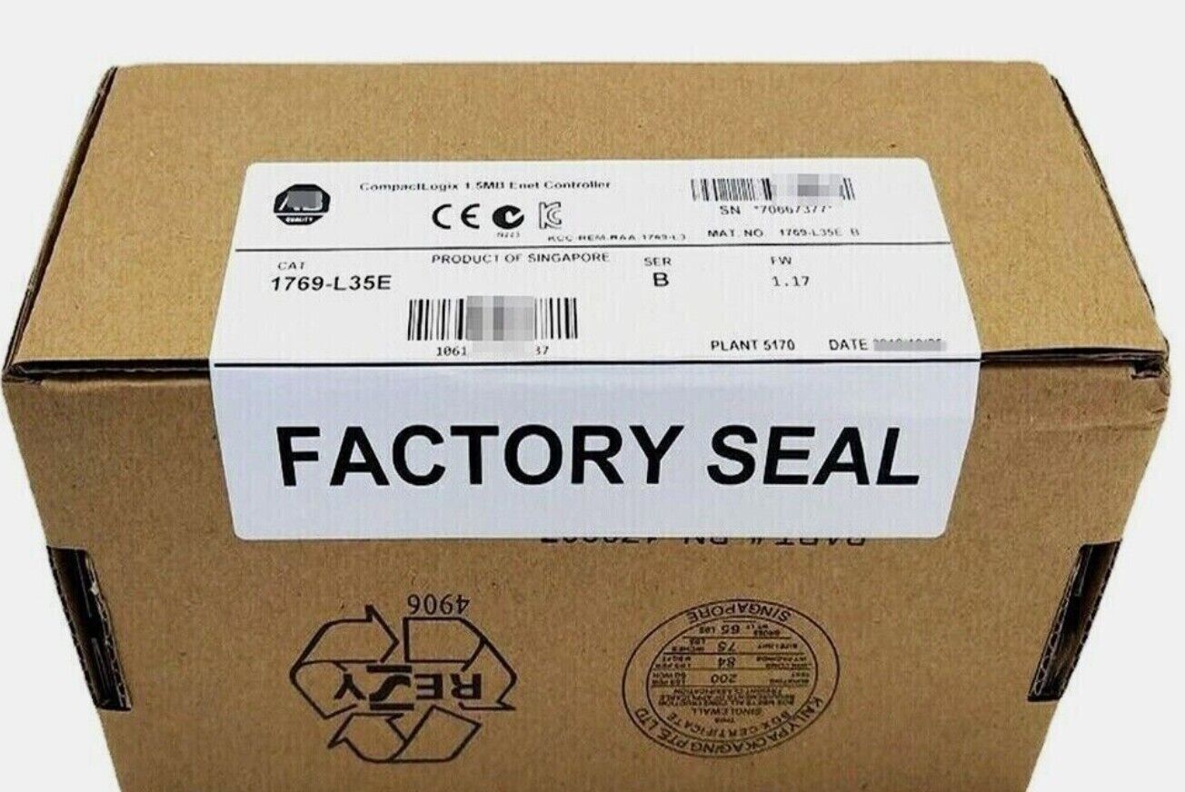 1769-L35E CompactLogix 1.5 MB ENet Controller Factory Sealed - COMPACTLOGIX