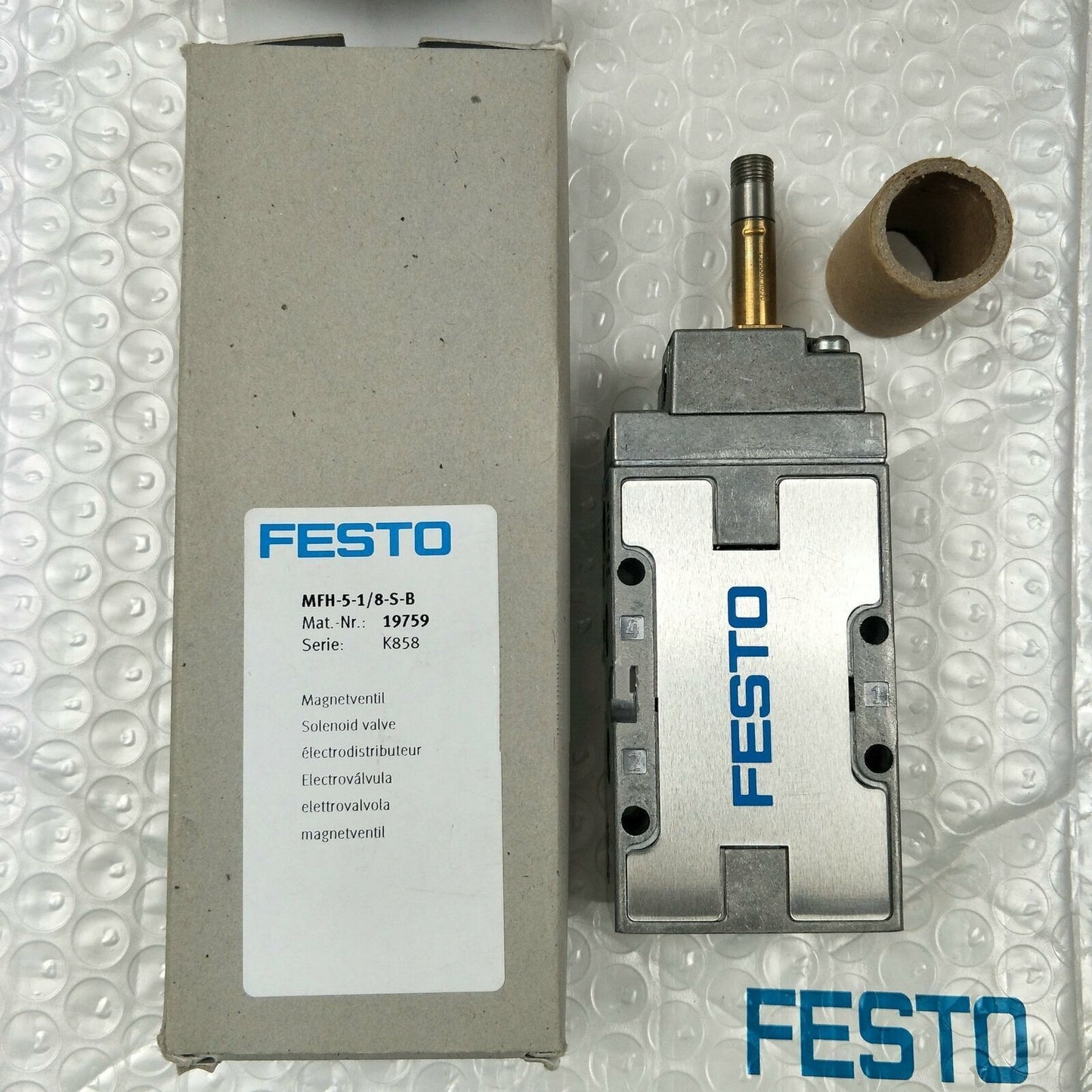 FESTO MFH-5-1/8-S-B 19759 Solenoid Valve - FESTO