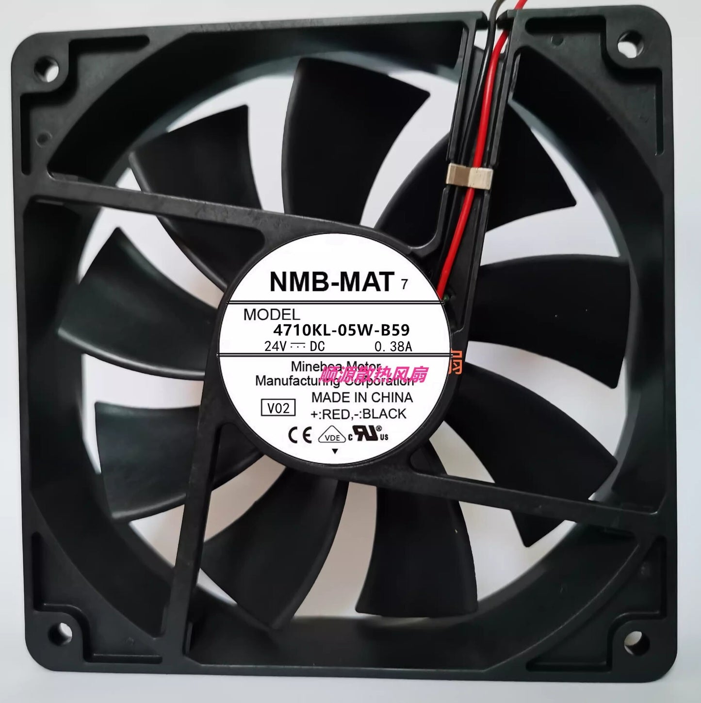 NMB 4710KL-05W-B50 24V 0.38A 12CM 12025 Inverter Cooling Fan