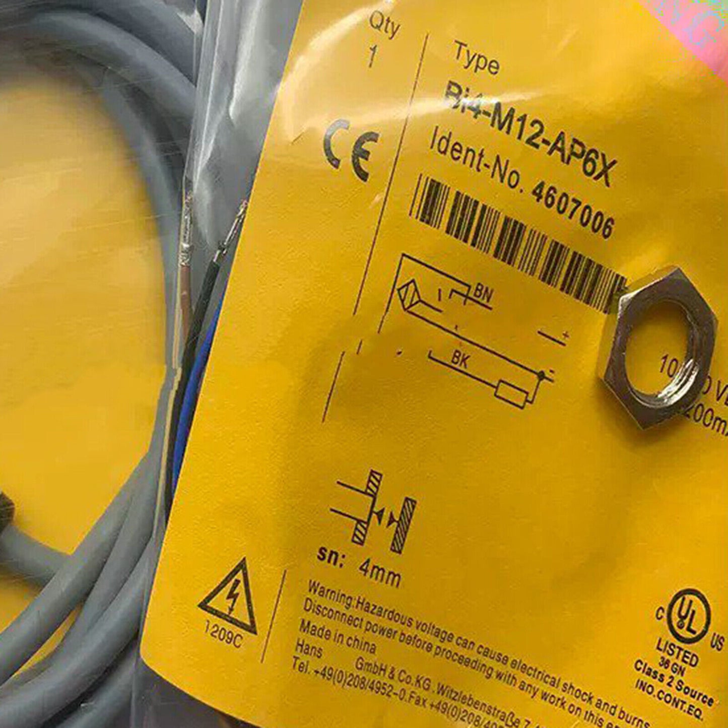 1pcs TURCK BI4-M12-AP6X 4607006 Proximity Switch fast Ship