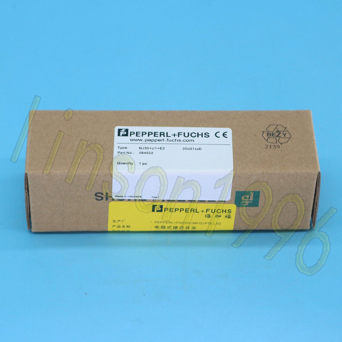 new ONE Pepperl+Fuchs NJ30U1E2 PROXIMITY SENSOR - PEPPERL+FUCHS