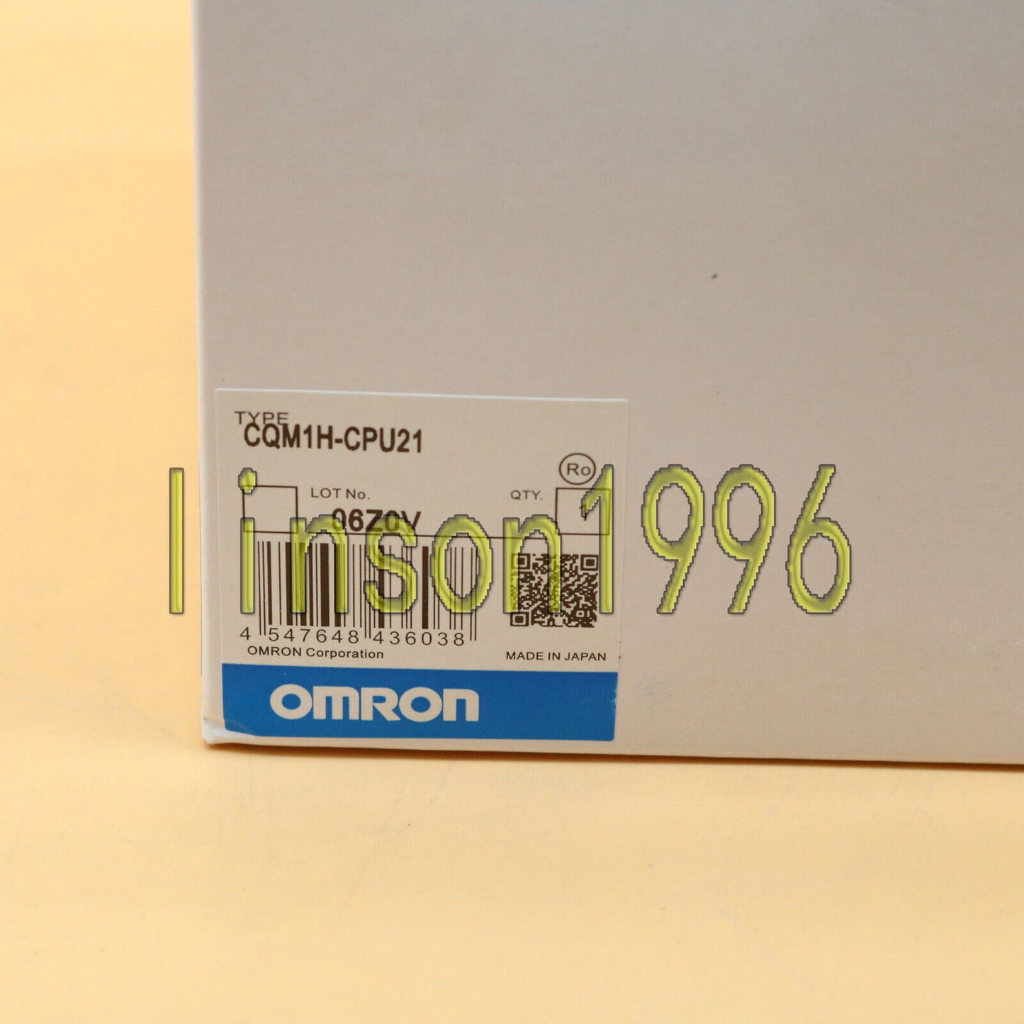 OMRON CPU Unit CQM1H-CPU21 One-Year Replacement - OMRON