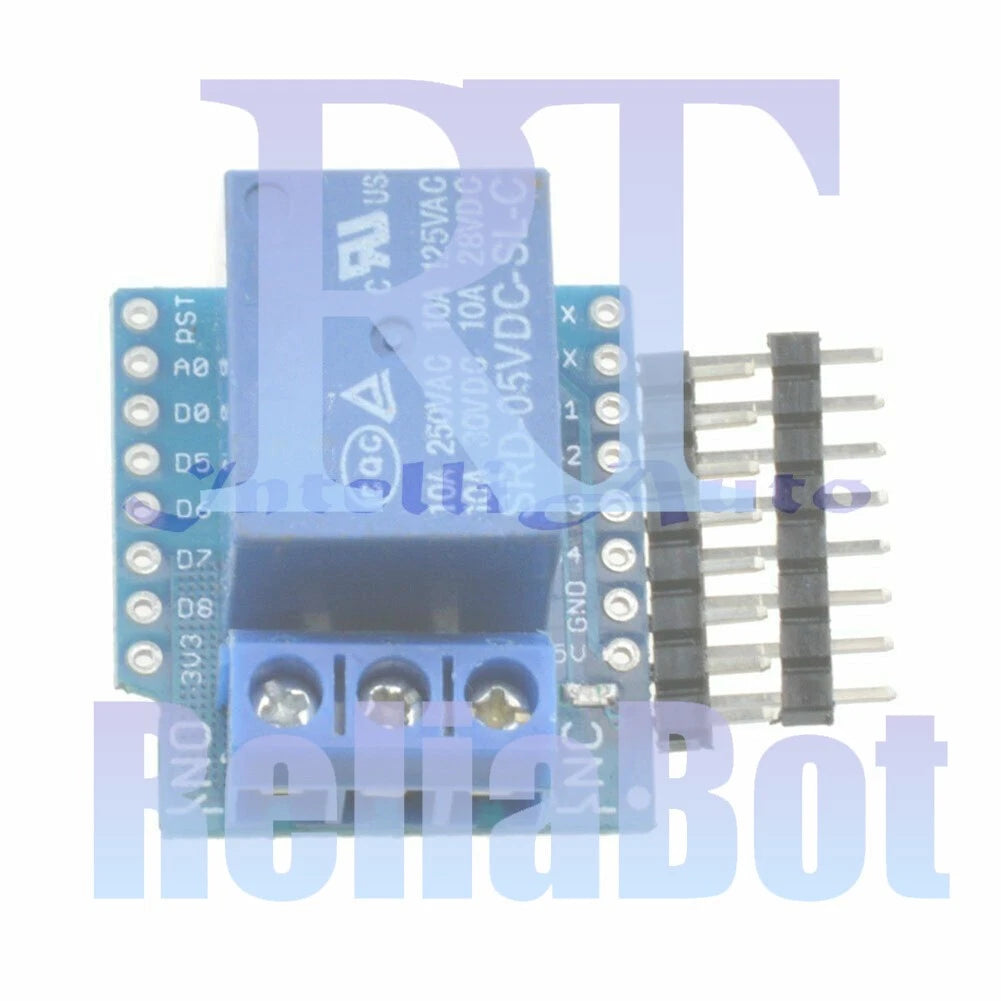 1Pcs WeMos D1 Mini DC 5V 1CH Relay For Arduino ESP8266 Development Board -