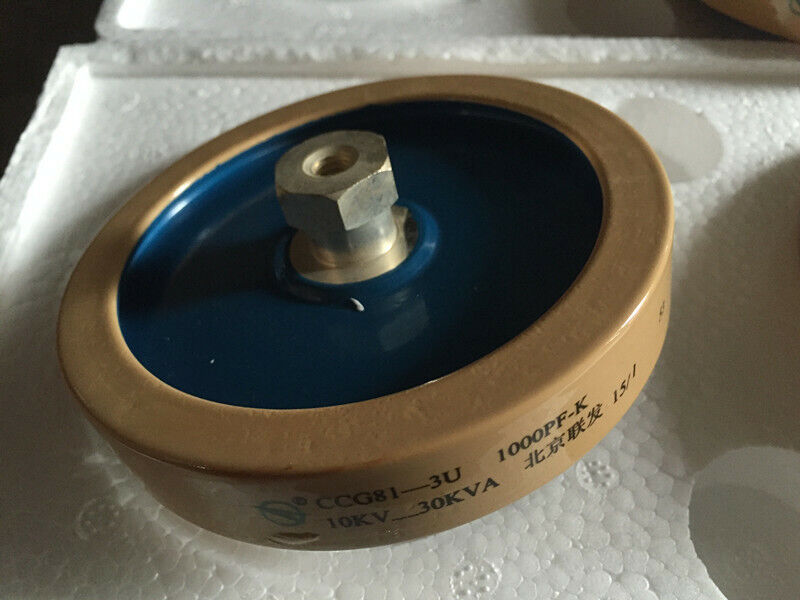 new 1PC CCG81-3U 1000PF-K 10KV-30KVA high frequency high voltage ceramic capacitor - GLOBAL CAPACITOR