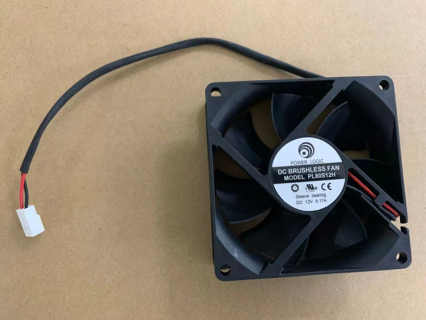 new 1pcs Power PL80S12H DC12V 0.17A 8CM 8025 cooling fan 80*80*25MM