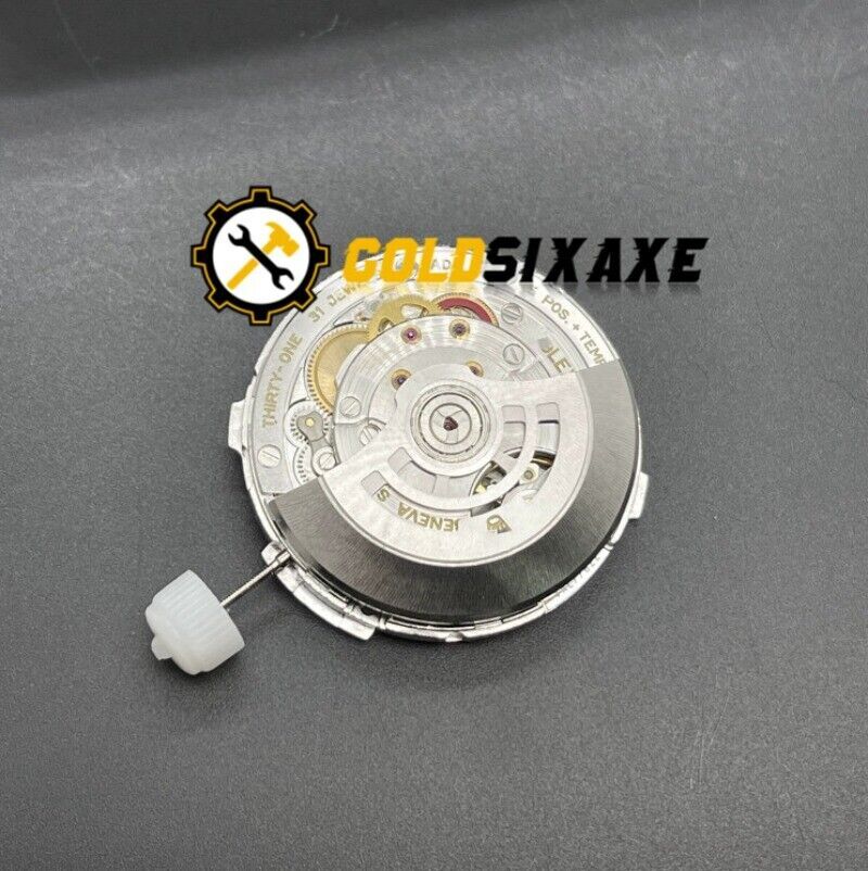 Movement submariner water ghost blue hairspring Replacement Large Wide date 3235