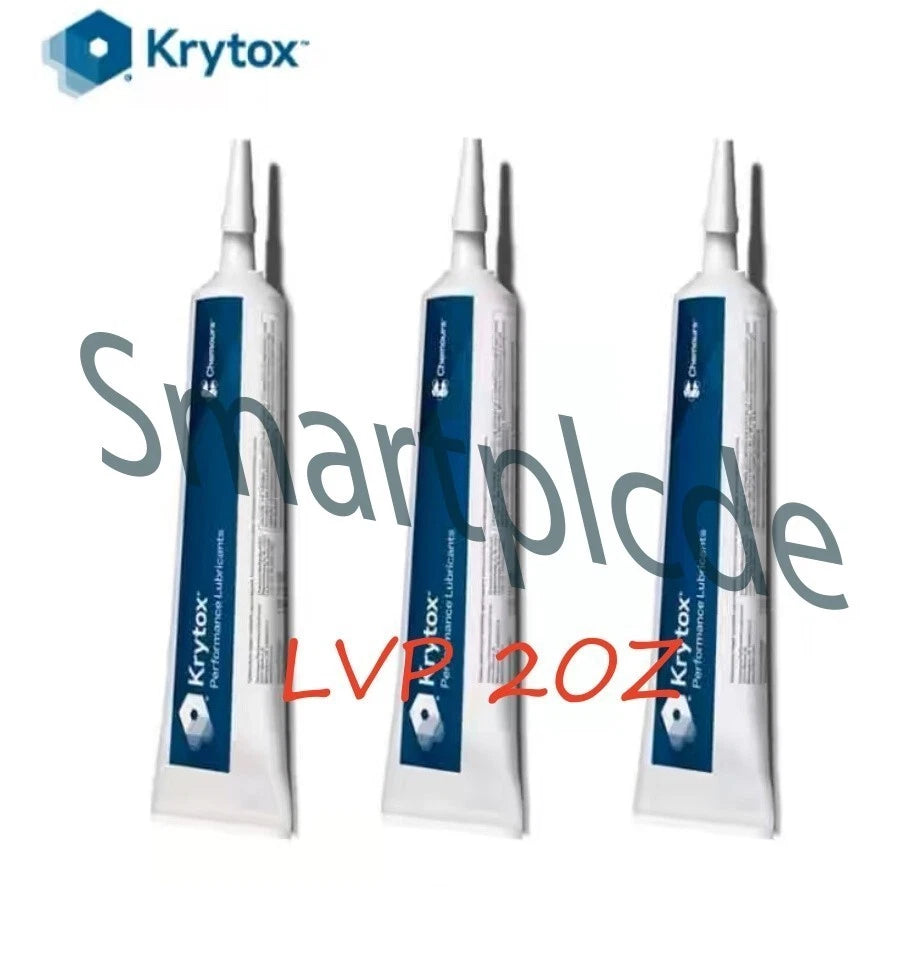 1PCS Krytox High Temperature Perfluoropolyether Lubricant LVP 2OZ 1 (57g)