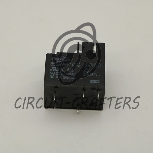 10PCS SONG CHUAN 855AWP-1C-C 12VDC Power Relay 12VDC 5Pin 20A 240VAC