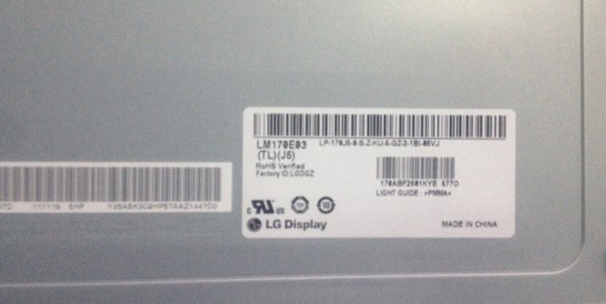 new LG LM170E03-TLJ5 17" LCD Display A+Screen 60 days YD - LG