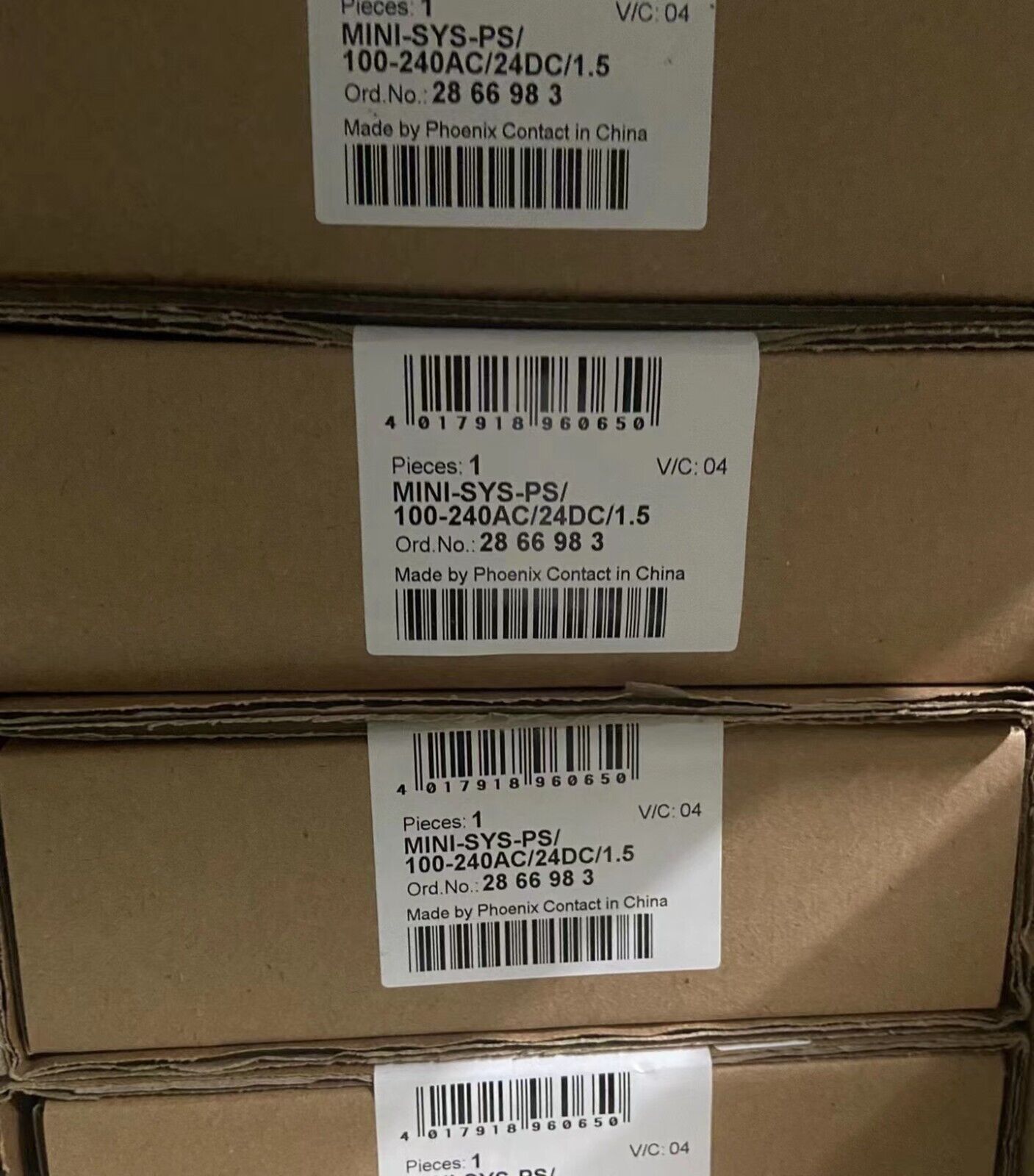 new PHOENIX CONTACT MINI-SYS-PS/100-240AC/24DC/1.5 2866983 UPS - PHOENIX
