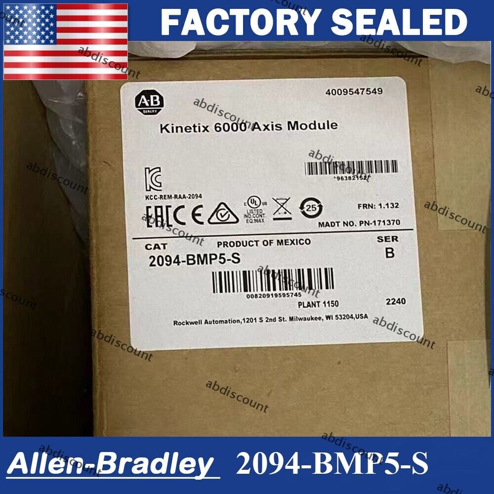 Allen-Bradley 2094-BMP5-S AB SER C Kinetix 6000 Axis Module Servo Drive - ALLEN-BRADLEY