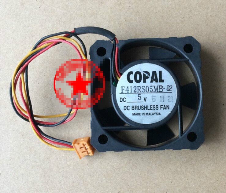 1pcs F412RS05MB-02 5V 4CM 3-Wire Cooling Fan