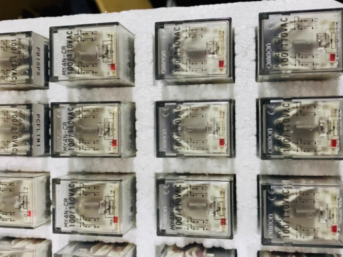 1Box/10pcs Omron MY4N-CR MY4NCR Relays Free Ship