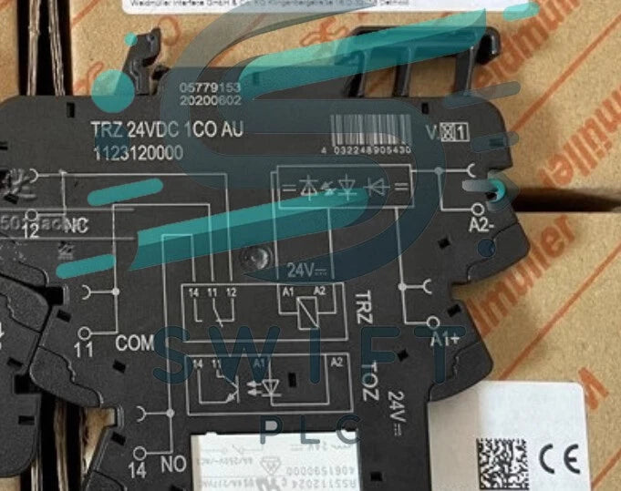 1pcs Weidmuller Micro Relay TRZ 24VDC 1CO AU , 1123120000