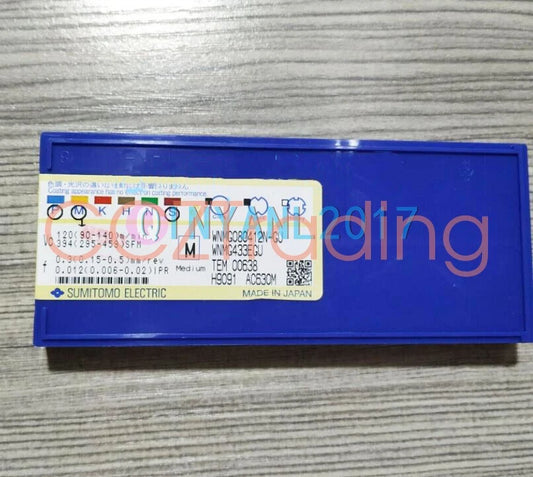 10PCS SUMITOMO Carbide Inserts WNMG080412N-GU AC630M