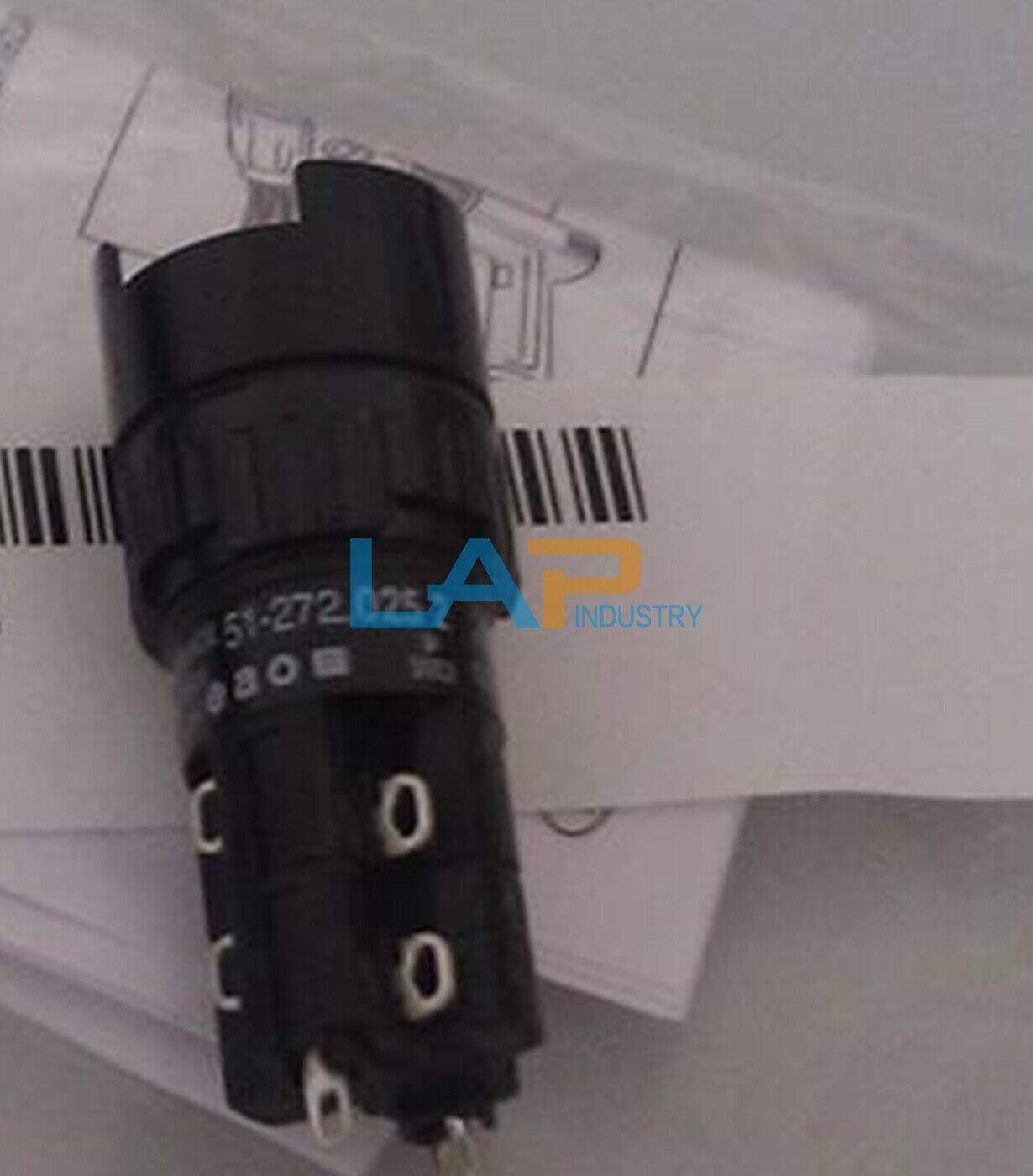 EAO Button Switch 51-272.0252, 2NO+2NC, 1 Piece - EAO