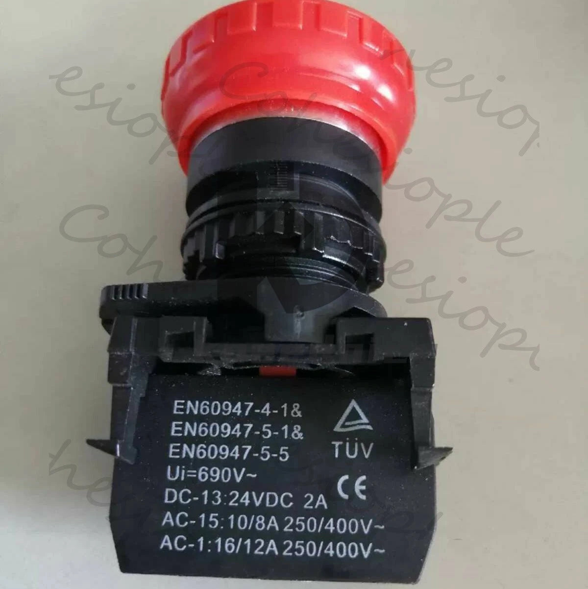 1PCS KEDU HY57B Emergency Stop Push Button Switch