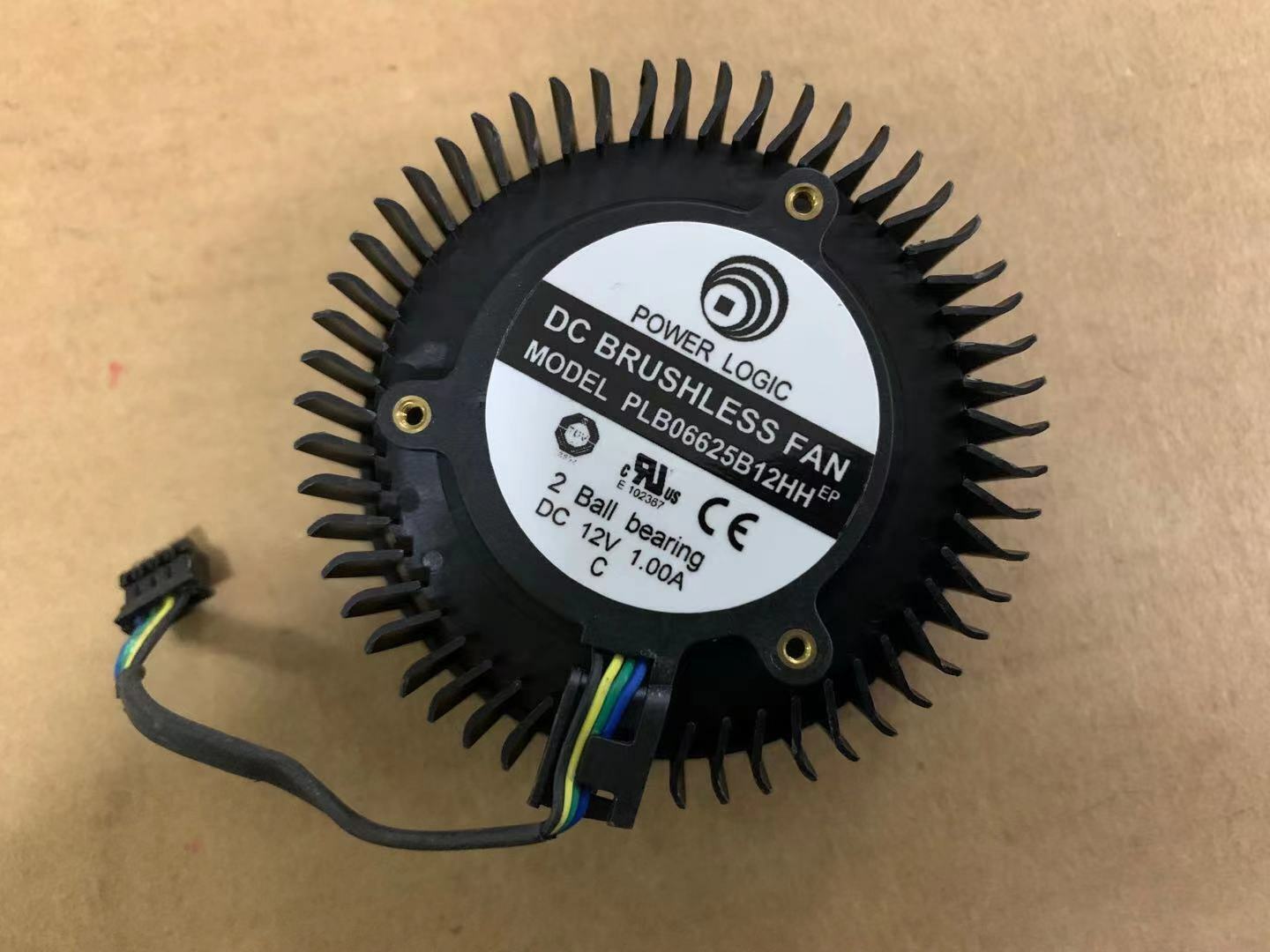 used PLB06625B12HH 65mm 12V 1.00A 4 Pin Video Card Cooler Fan