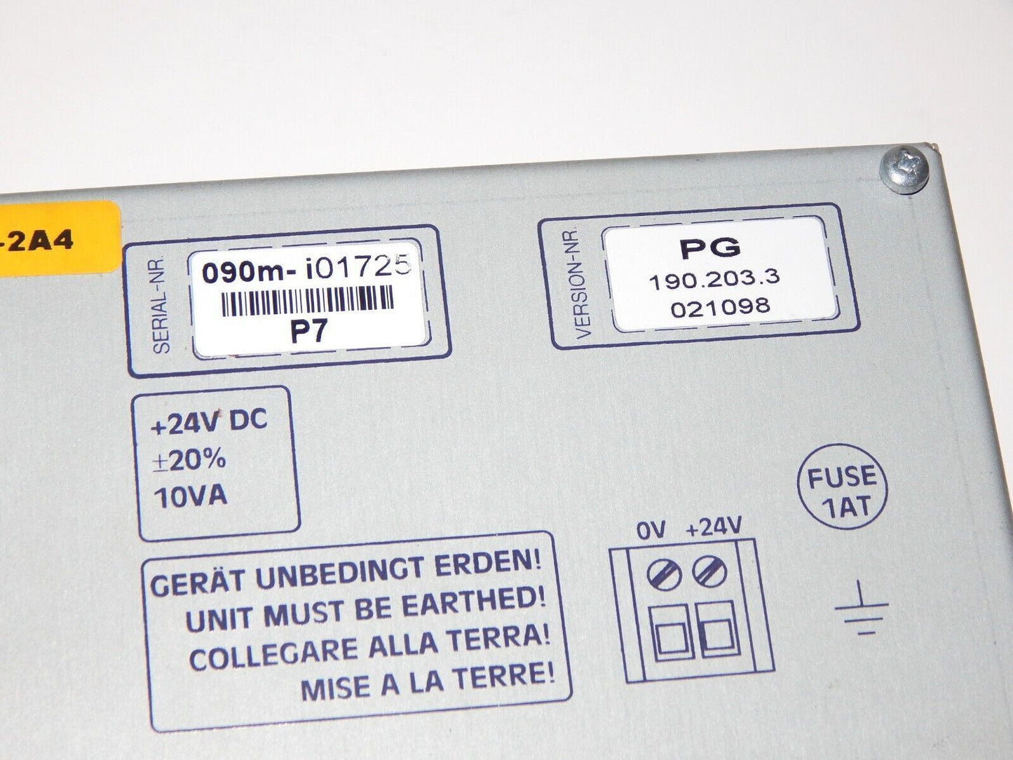 Used Control Panel Operator Console LAUER PCS Plus MPI PCS090.m PG 190.203.3 021098 - Reliable Enterprise Control System - LAEGER