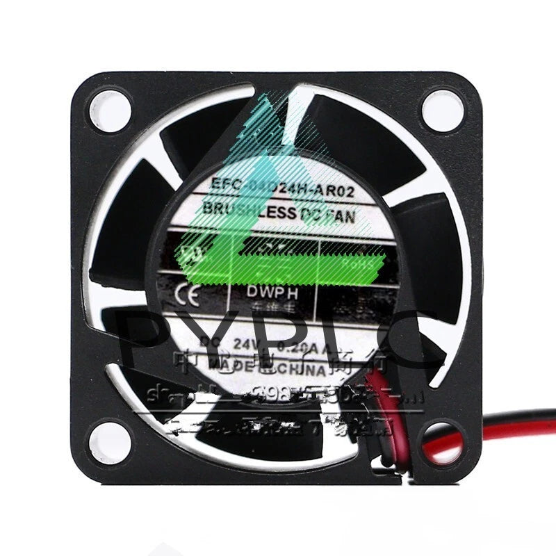 I PCS DWPH Fan EFC-04D24H-AR02 DC24V 0.2A 2-wire 4020 4CM cooling fan