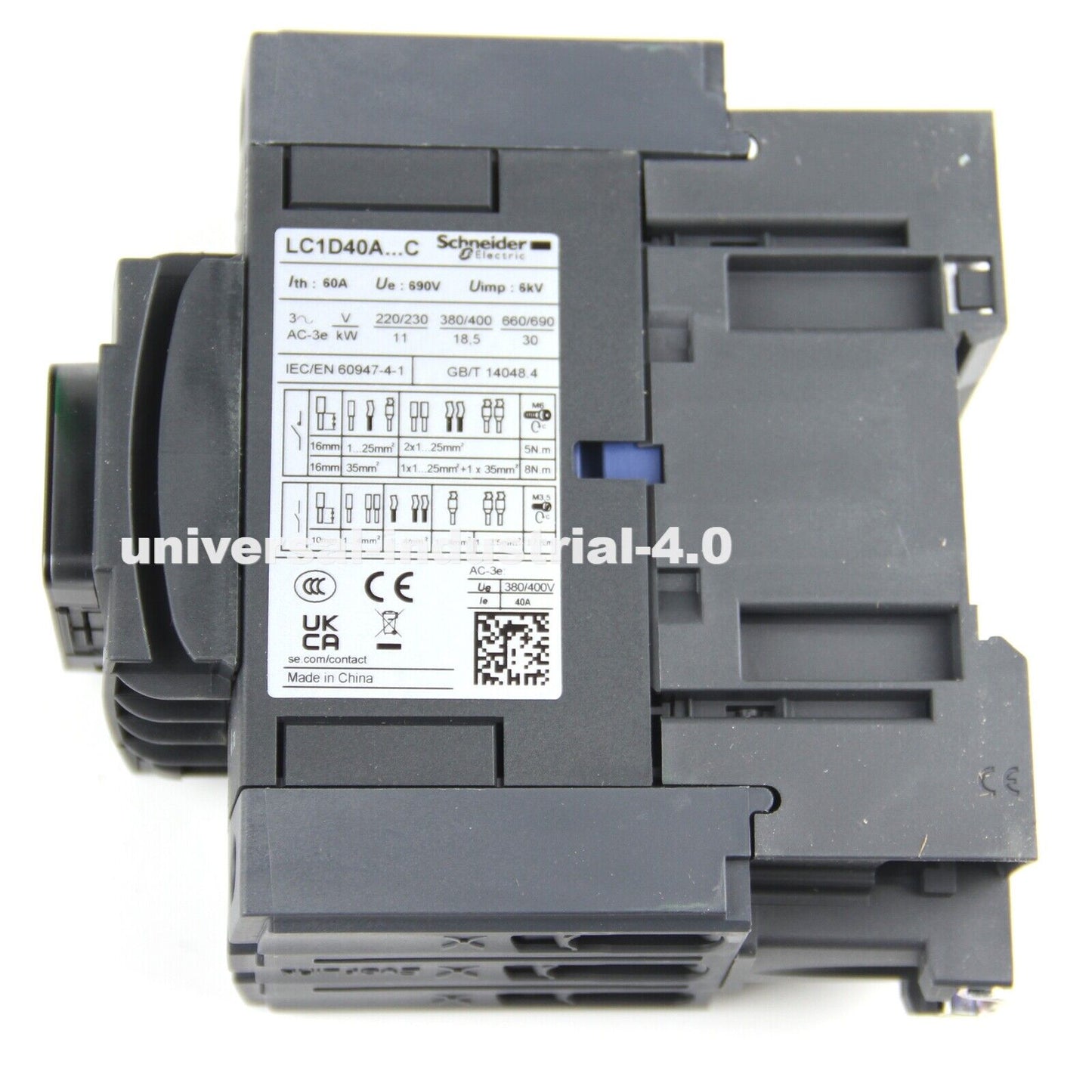 SCHNEIDER LC1D40AB7C 40A AC24V Contactors - SCHNEIDER