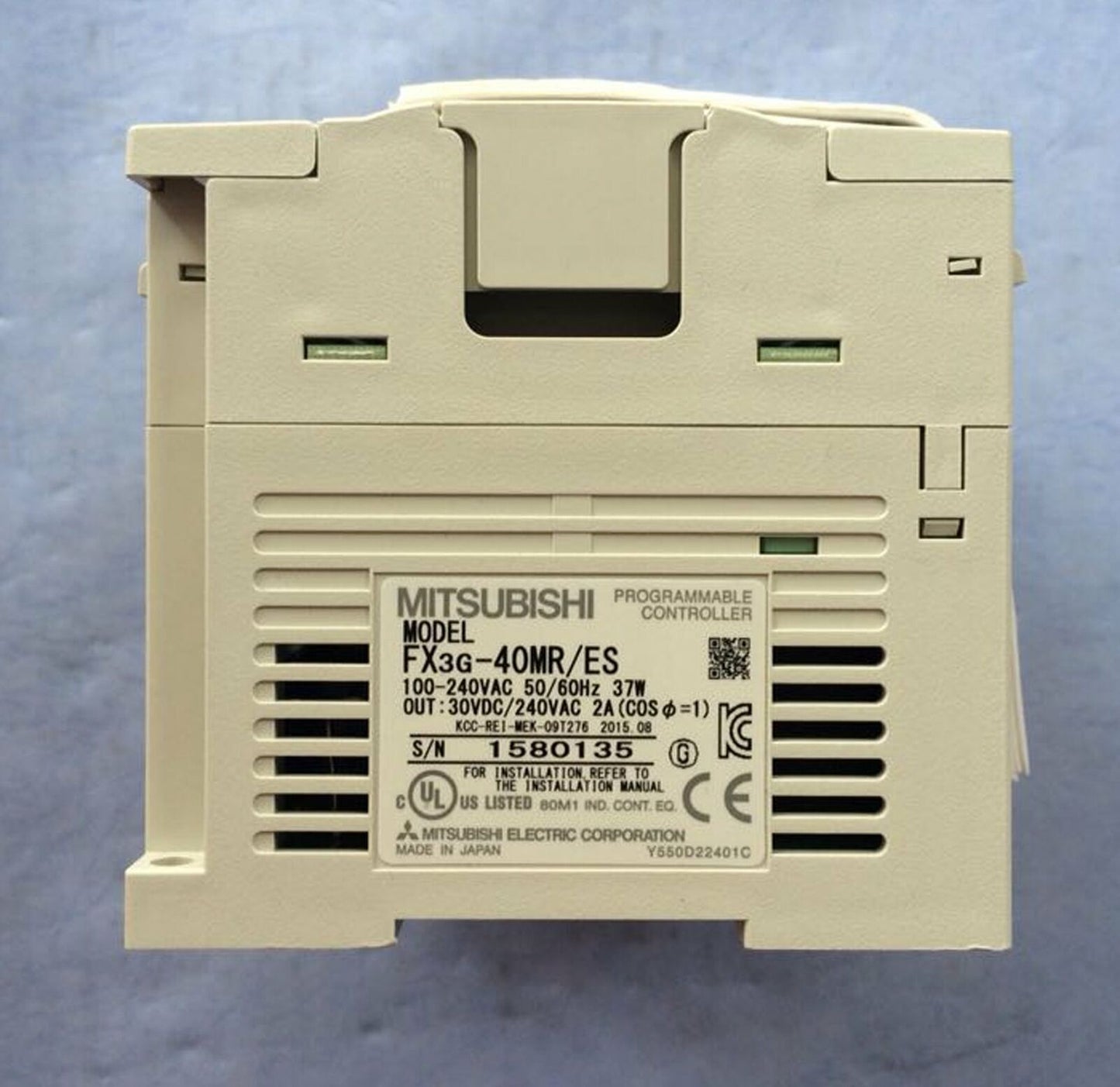 used Mitsubishi 1 PC PLC FX3G-40MR/ES Tested In Good Condition - MITSUBISHI