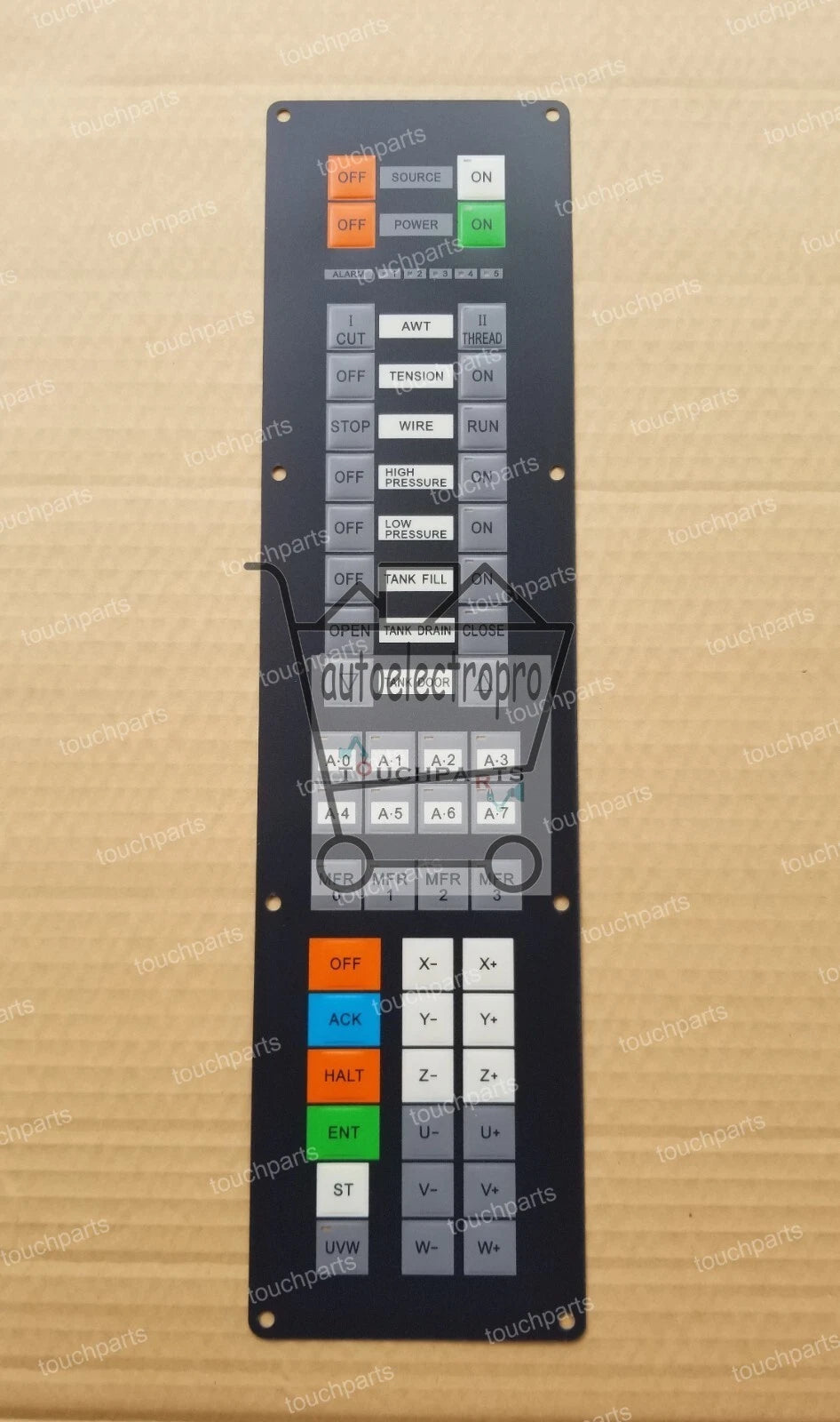 Operating Membrane Overlay for Sodick EDM machine AQ327L Fast delivery