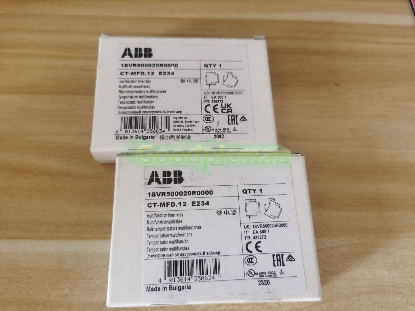 1PCS ABB CT-MFD.12 E234 1SVR500020R0000 Time Relay 0.05s-100h In Box