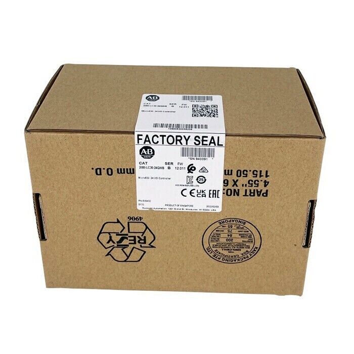 Officially Sealed Allen Bradley 2080-LC30-24QWB Micro830 Control Panel 24V Power System - ALLEN BRADLEY