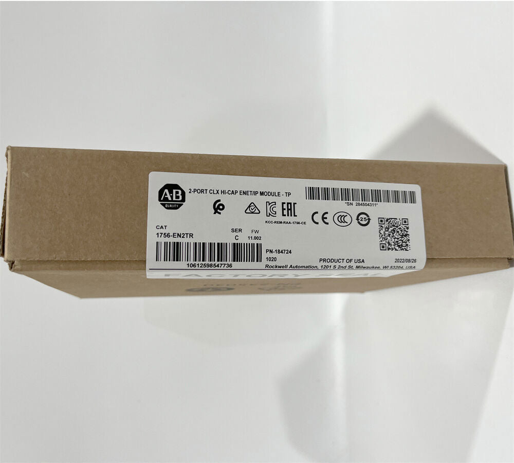 Allen-Bradley 1756-EN2TR SERC Module 2-PORT ENET/IP Factory Sealed - ALLEN-BRADLEY