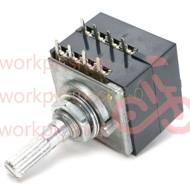 Potentiometer 250K Log Audio Amp Volume Control Pot Stereo W Loudness M