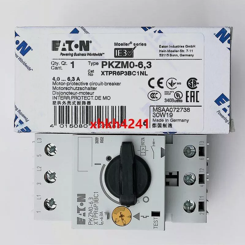new 1PC Circuit Breaker PKZM06,3 PKZM0-6.3