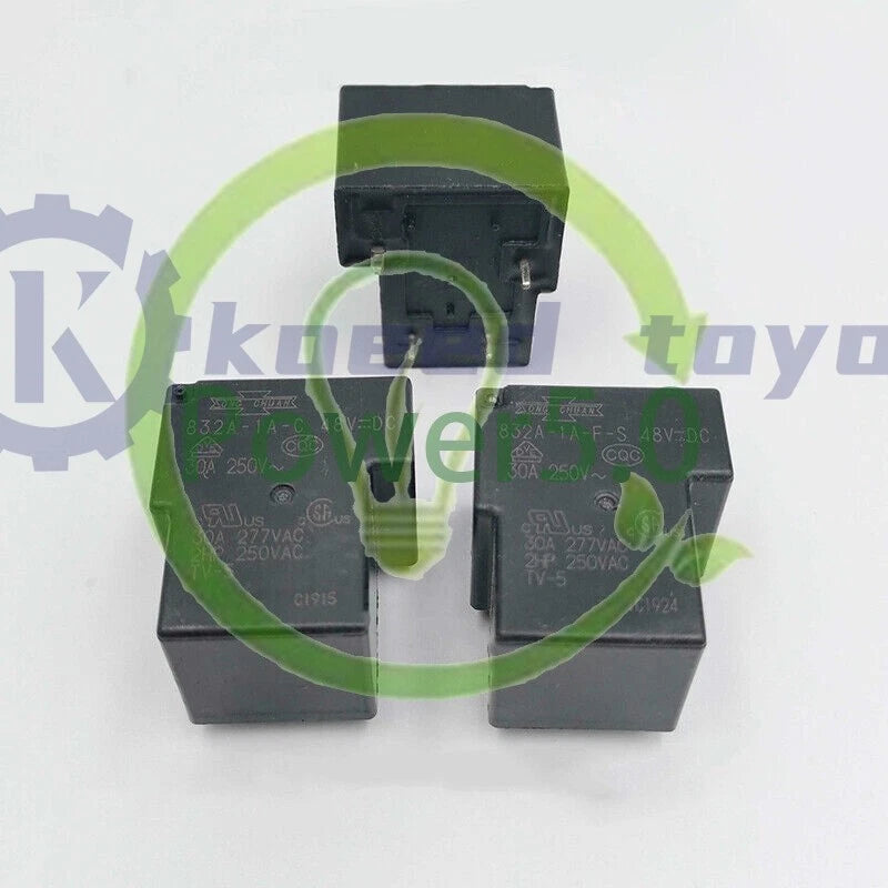 10PCS SONG CHUAN 832A-1A-F-S 48VDC Power Relay 4Pin 30A 277VAC~