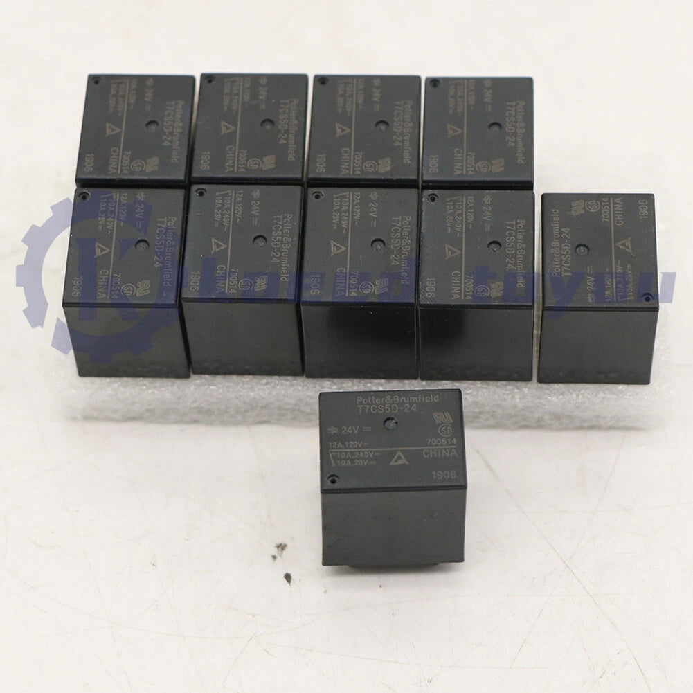 10PCS T7CS5D-24 For TE Relay 24V 10A 5PIN US