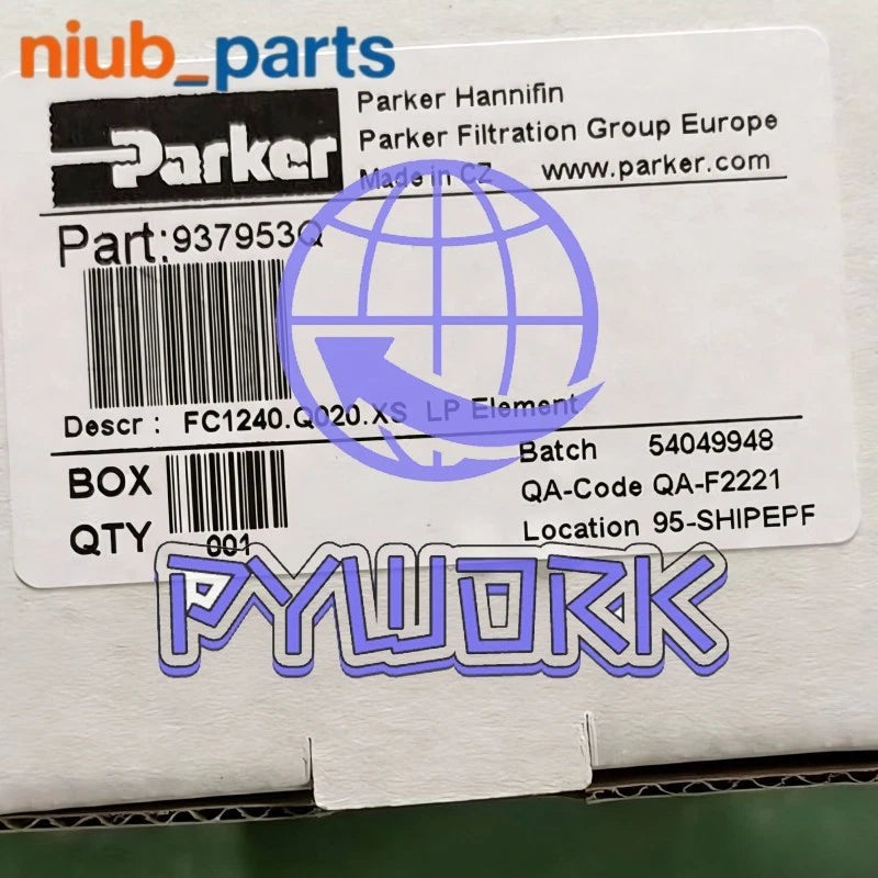 1PCS PARKER HYDRAULIC OIL FILTER ELEMENT 937953Q