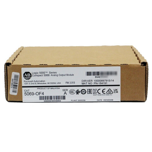 New Factory Sealed AB 5069-OF4 Compact 5000 Analog Output Module - FACTORY SEALED