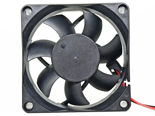 new 1 PCS HengLiXin Fan HD7025S12M DC 12V 0.28A 7025 7CM 2 wire cooling fan - HENGLIXIN FAN