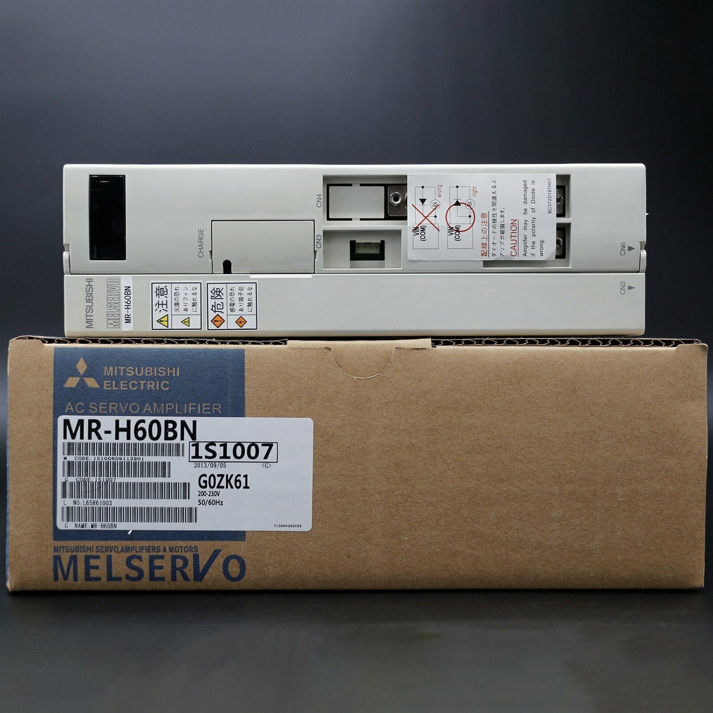 New Mitsubishi MR-H60BN Servo Driver - One Year - MITSUBISHI