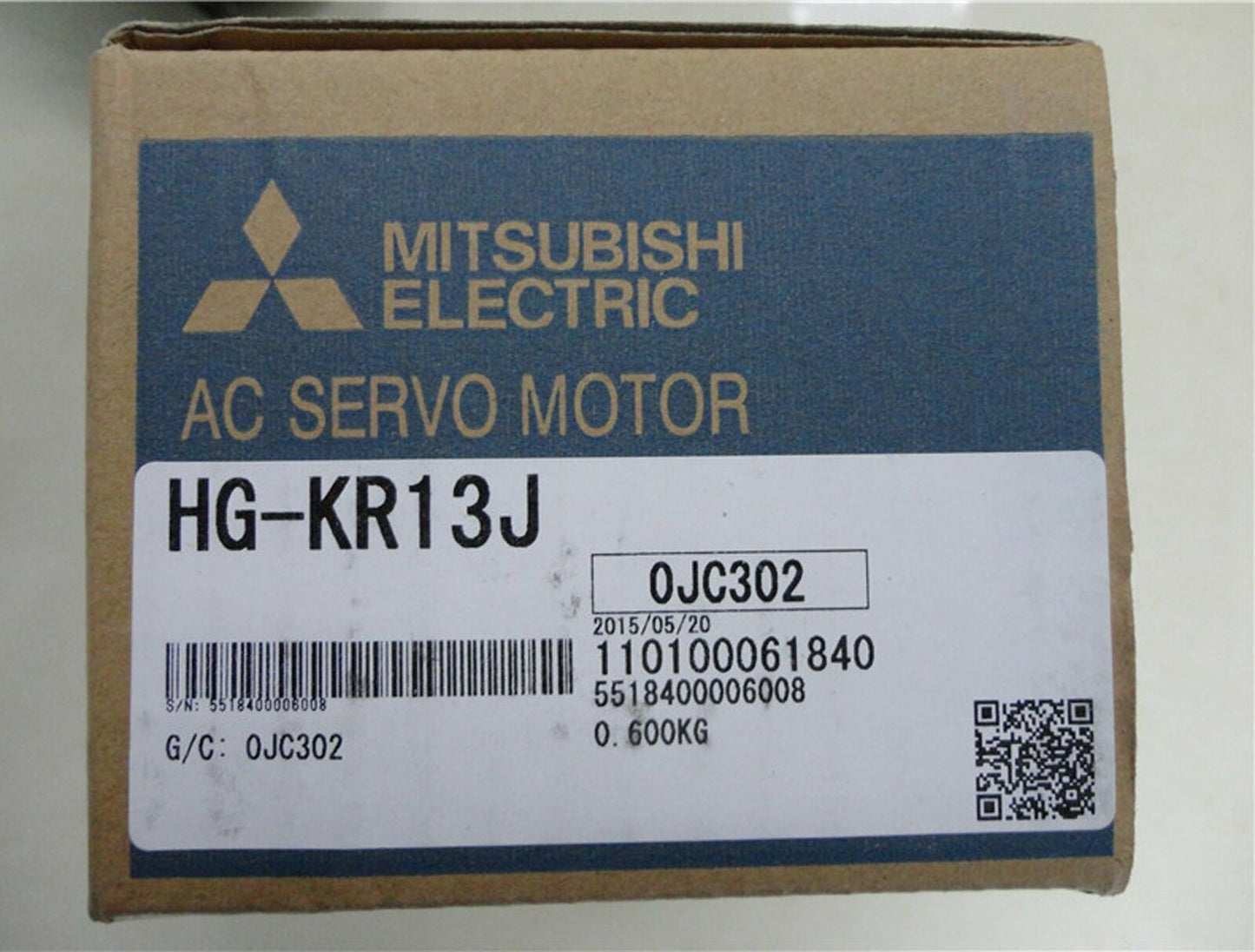 Mitsubishi servo motor HG-KR13J 100W - MITSUBISHI